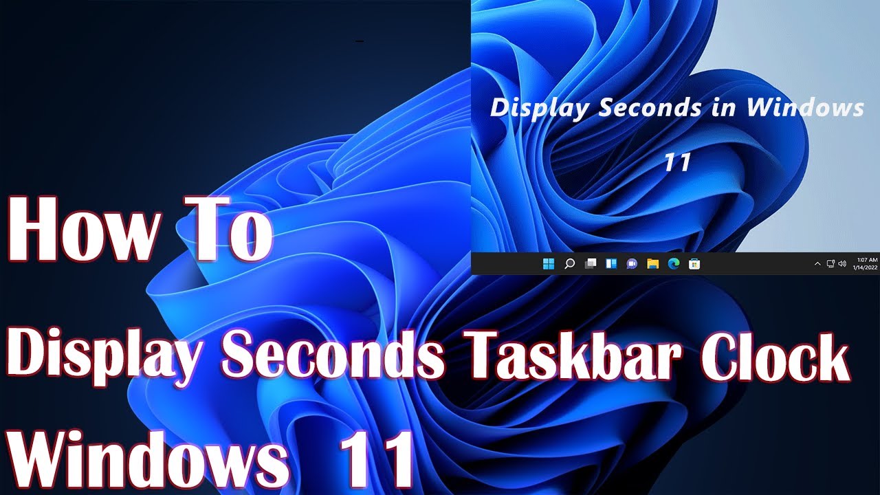Display Seconds In Windows 11 Taskbar Clock How To Fix YouTube