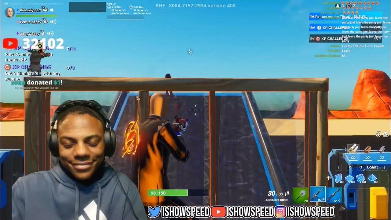 IShowSpeed, para-konten kreator game streaming yang punya banyak fans di Asia Tenggara (youtube: Speedclpz)