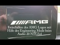 AMG Startanimation freischalten im Mercedes mit Audio 20 NTG5 Star 1, unlock AMG Logo