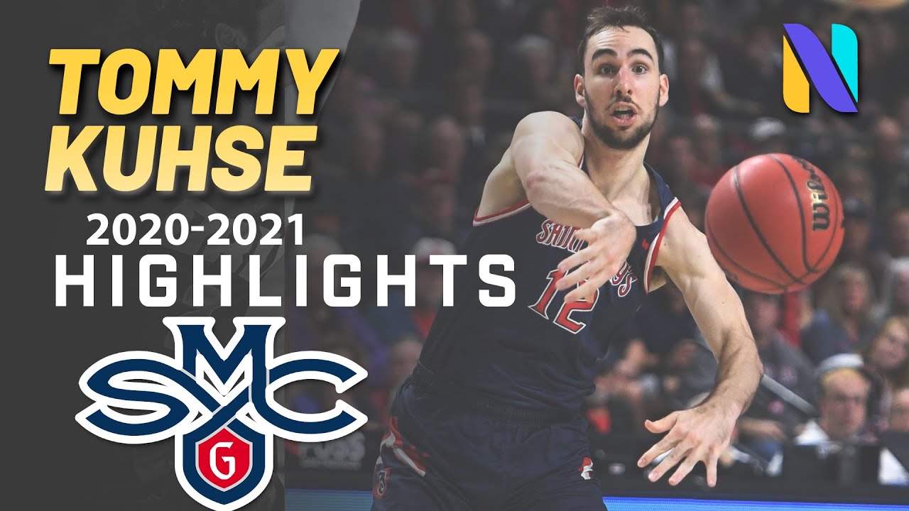 Tommy Kuhse Saint Mary's Gaels 2020-2021 Highlights | From WALK-ON to D1 Point Guard!