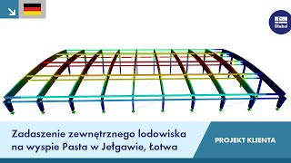 [DE] CP 001134 | Zadaszenie zewnętrznego lodowiska na wyspie Pasta w Jełgawie, Łotwa