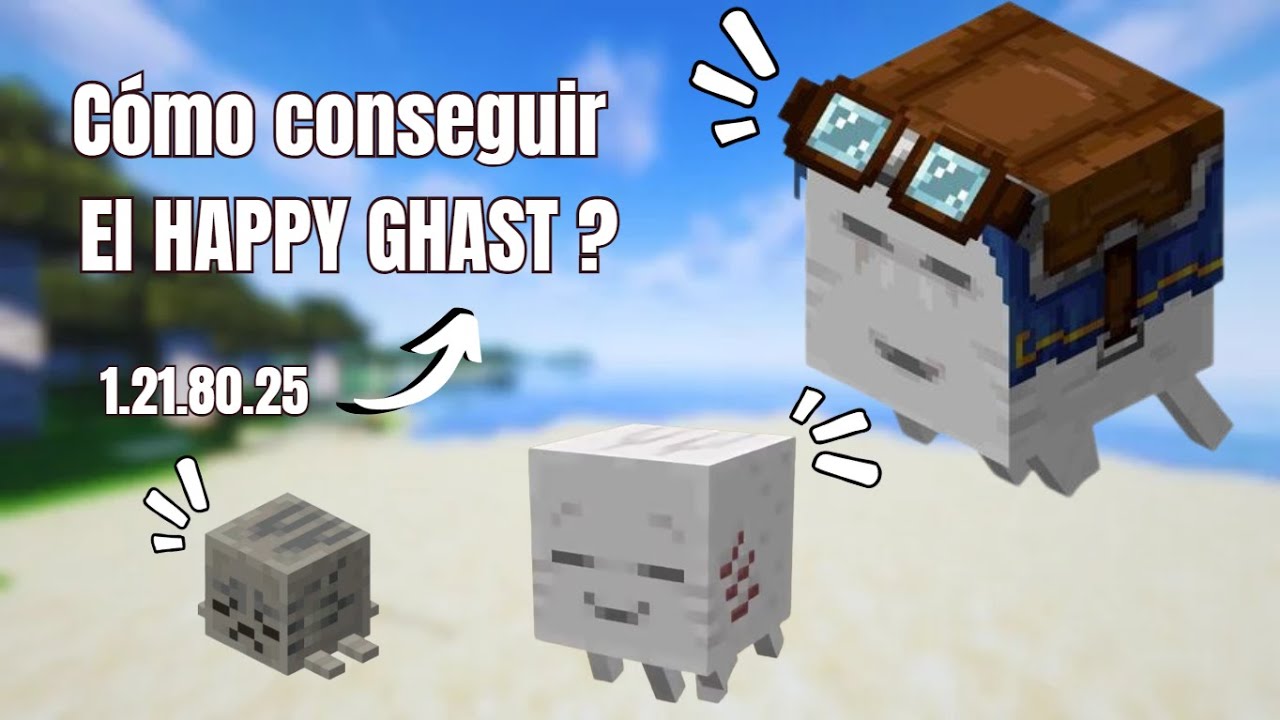 Cómo Conseguir El Happy Ghast l MINECRAFT - YouTube