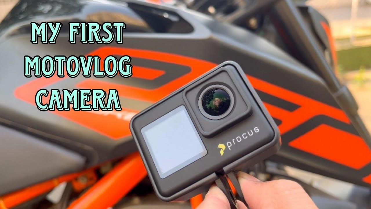 My first Motovlog Camera 📸 || Procus Rush 3.0 dual screen || # ...