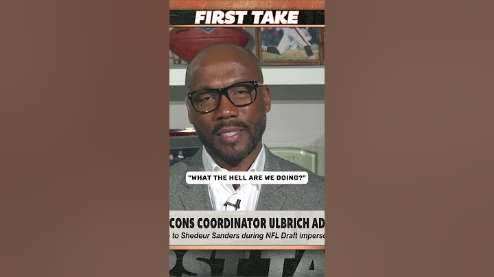 Louis Riddick's reaction to prank call on Shedeur Sanders