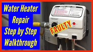 Rheem Water Heater Chamber Sensor Failure / How to Replace Chamber Sensor & Gas Control Valve DIY