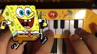 SpongeBob Theme... but it's played on a $1 piano screenshot 5