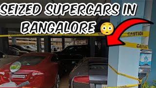 SEIZED SUPERCARS IN BANGALORE 😳🔥|NOVEMBER 2023 |LAMBORGHINI |ROLLS ROYCE🤯