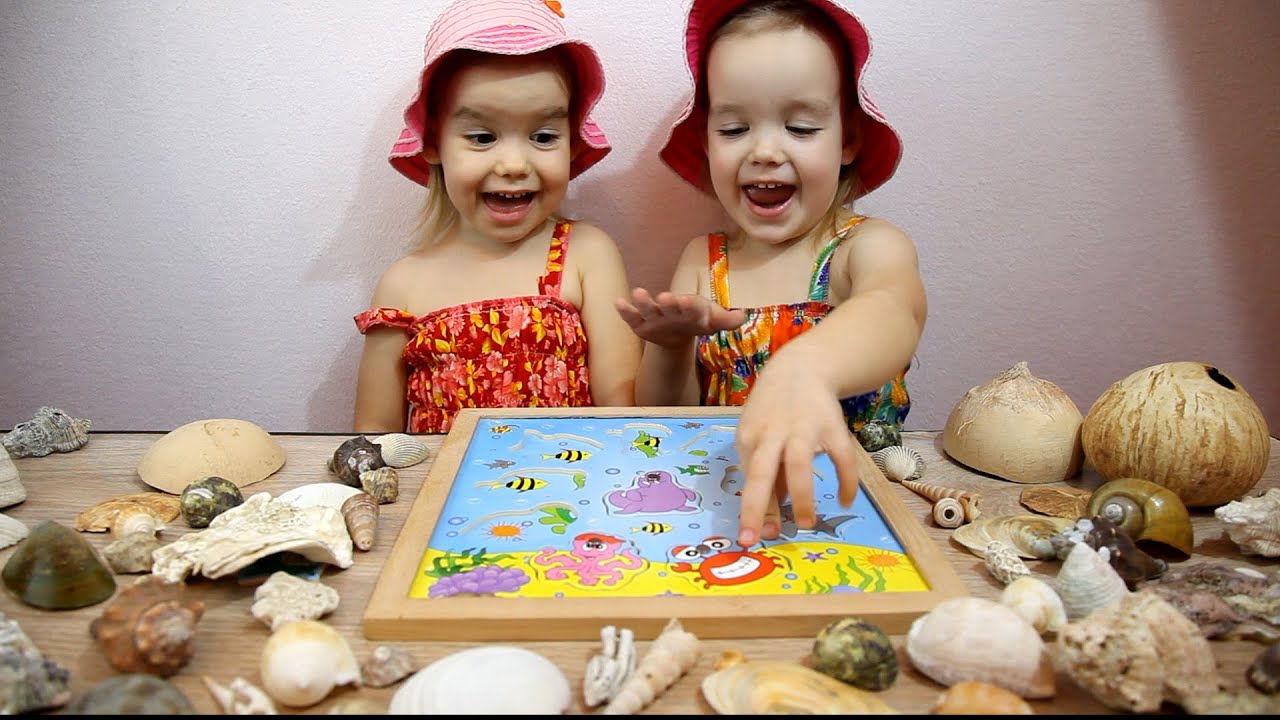 Сюрпризы. Настольная детская игра Магнитная рыбалка. Играем в рыбалку. Видео для детей.