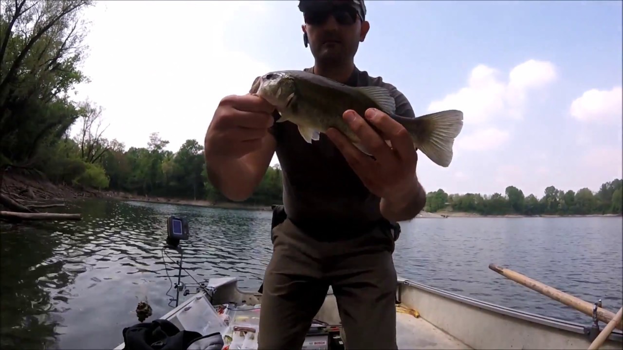 Spinning in real time bass fishing boat YouTube