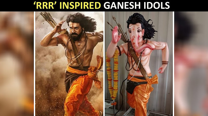 Ganesh Chaturthi 2022: Ram Charan's 'RRR' look inspired Ganpati idols become a major hit this time