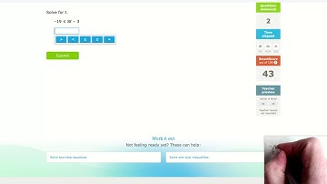 IXL | Solve two-step inequalities | 8th grade math