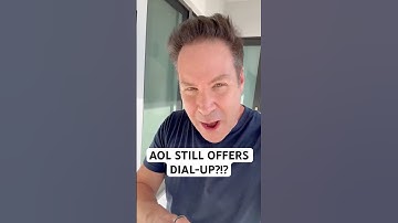 AOL Still Offers Dial-Up Internet?!