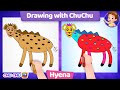 How to Draw a Hyena? - More Drawings with ChuChu - ChuChu TV Drawing Lessons for Kids