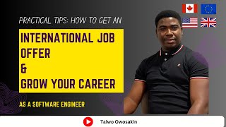 How I got a JOB ABROAD and grew to STAFF SOFTWARE ENGINEER - Tega Oghenekhowo screenshot 4