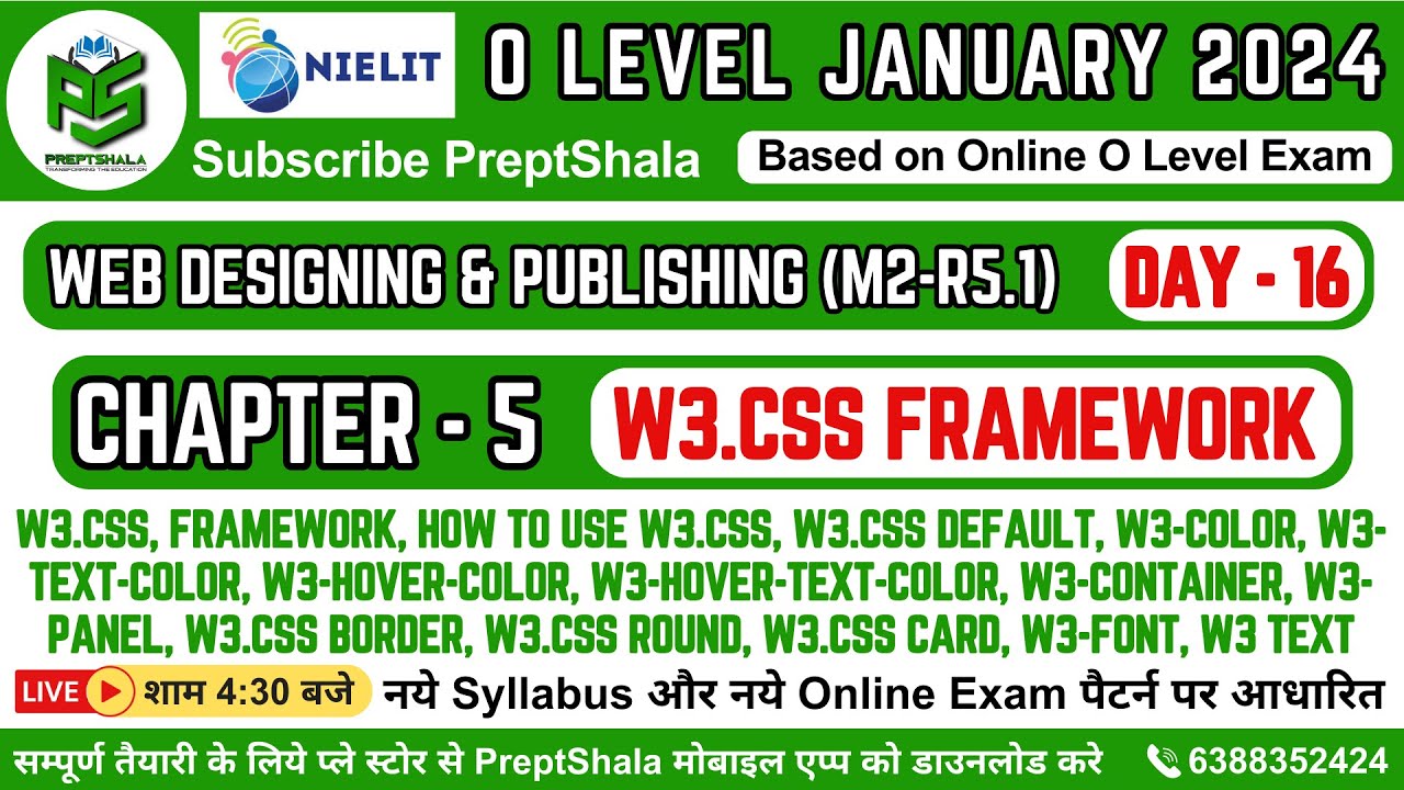 Day 16 W3 CSS O Level W3 CSS For O Level Web Designing For O day-16-w3-css-o-level-w3-css-for-o-level-web-designing-for-o