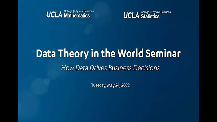 Data Theory in the World Seminar: How Data Drives ...