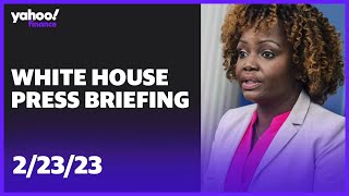 White House Press Secretary Karine Jean-Pierre holds briefing