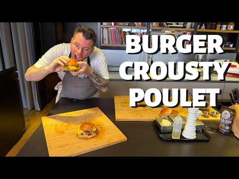RECETTE DE NORBERT : MON BURGER TENDERS CROUSTY À LA POMME DE TERRE