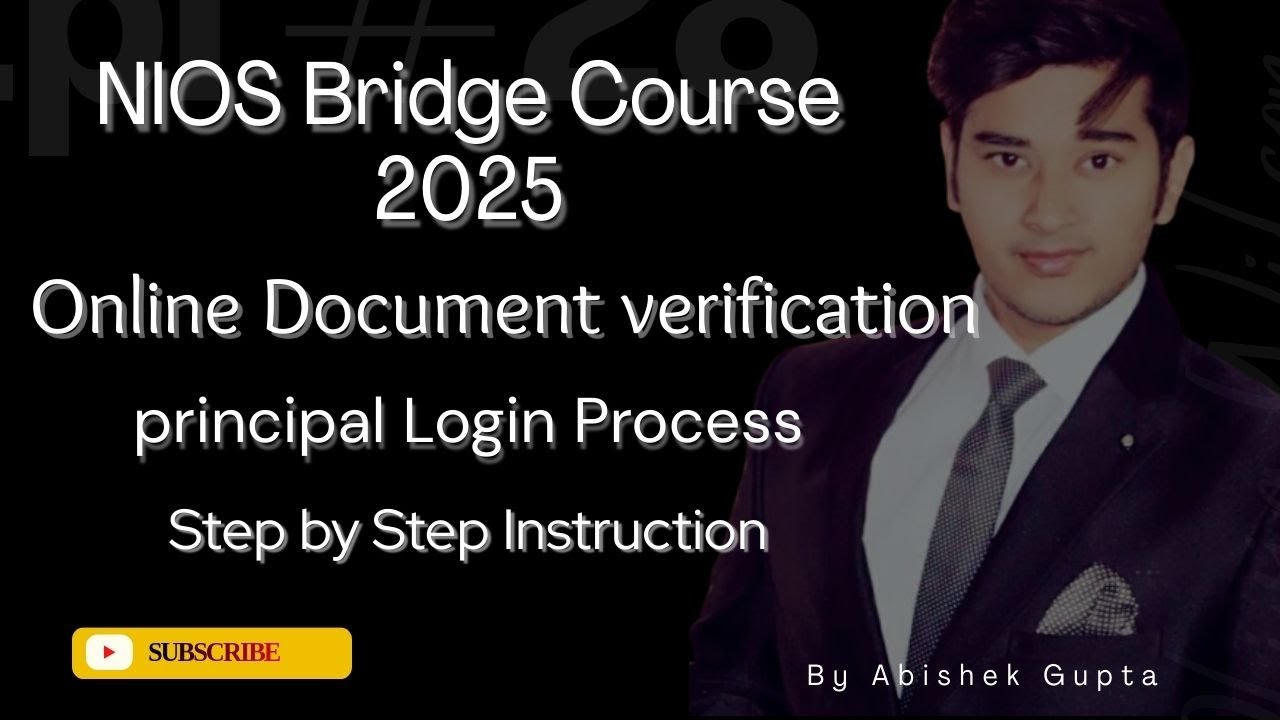 NIOS Bridge Course: Complete Document Verification step by step Process | Avoid Rejection Errors