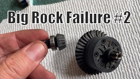 Arrma Big Rock LIPO Testing Failure - Stripped Gears - Liperior 3s 5,000 mAh
