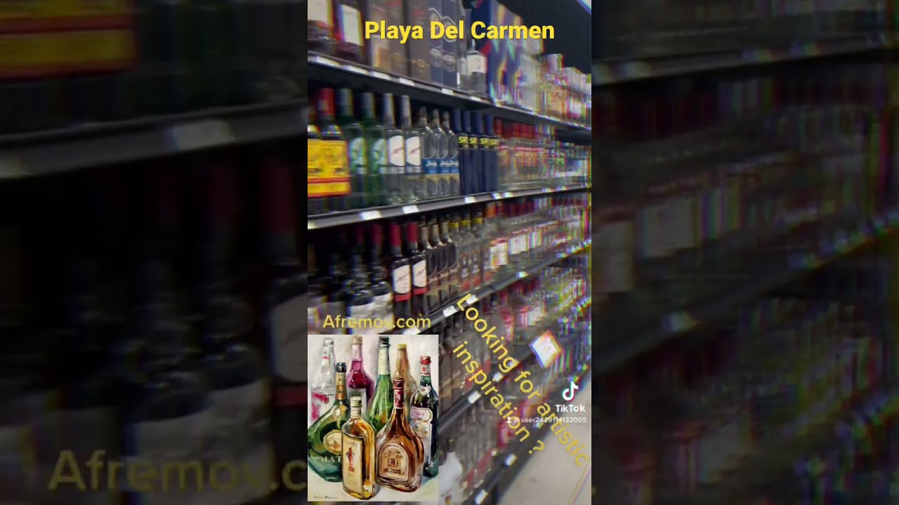 Artist LEONID afremov was inspired by beautiful bottles to create amazing oil paintings on canvas