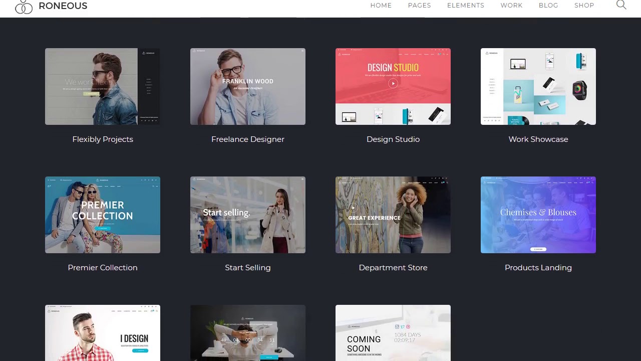 Roneous - Creative Multi-Purpose WordPress Theme - YouTube