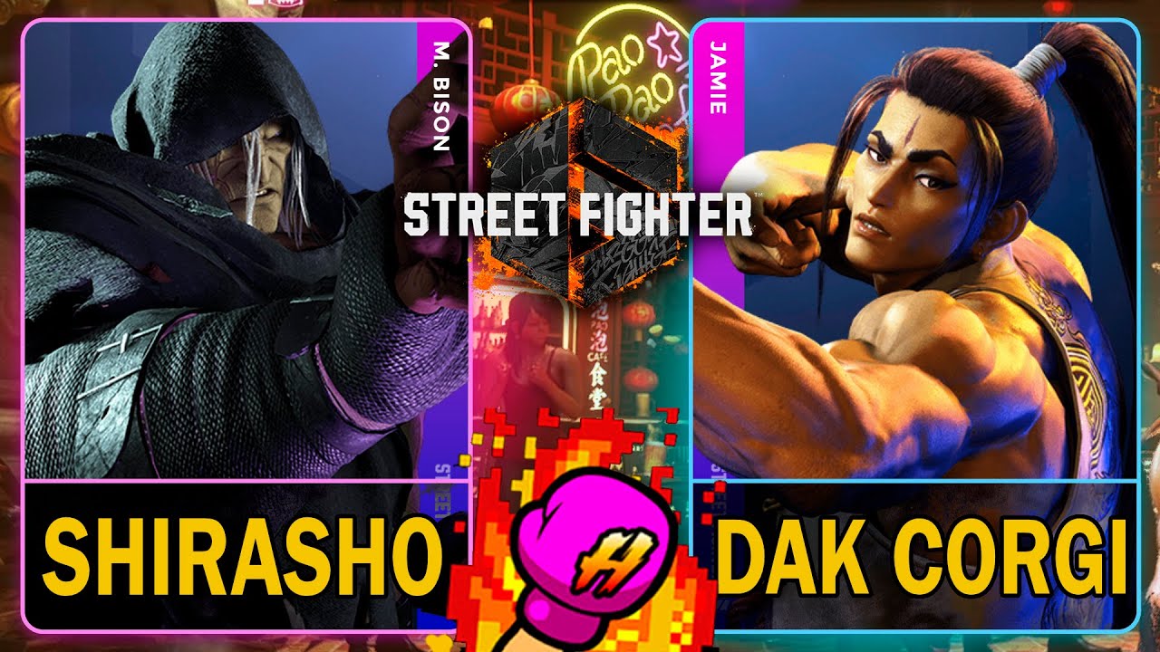 SF6 Shirasho (M.BISON) VS Dak Corgi (JAMIE)🥊Street Fighter 6🥊スト6🥊4K 60ᶠᵖˢ