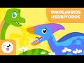 DINOSAURIOS para niños 🦕 Dinosaurios herbívoros 🦖 TRICERATOPS, DIPLODOCUS, ANKYLOSAURIO...