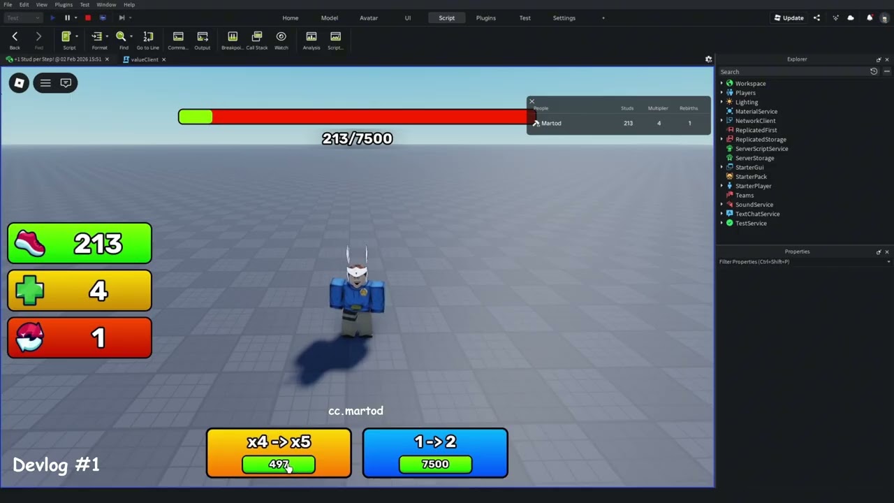 My new GAME! Devlog #1 | Roblox Studios