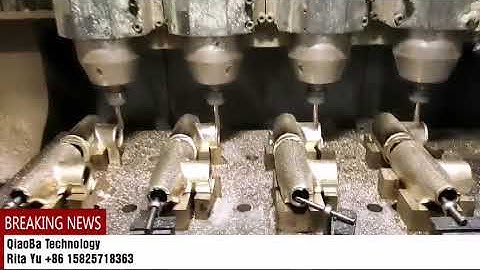 multi-spindle CNC machine center  مركز الآلة العمودية Станок для изготовления кранов с ЧПУ