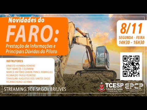 Novidades do FARO – Prestação de Informações e Principais Dúvidas do Piloto - 08/11/2021