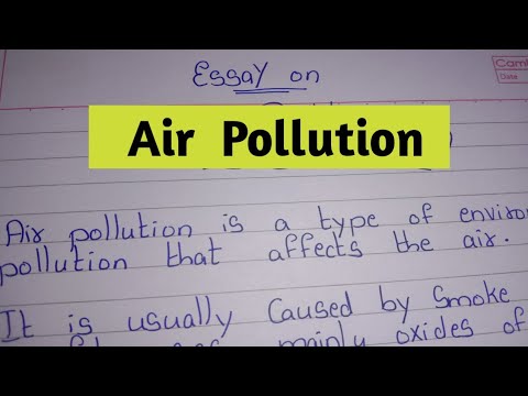 problem and solution of air pollution essay