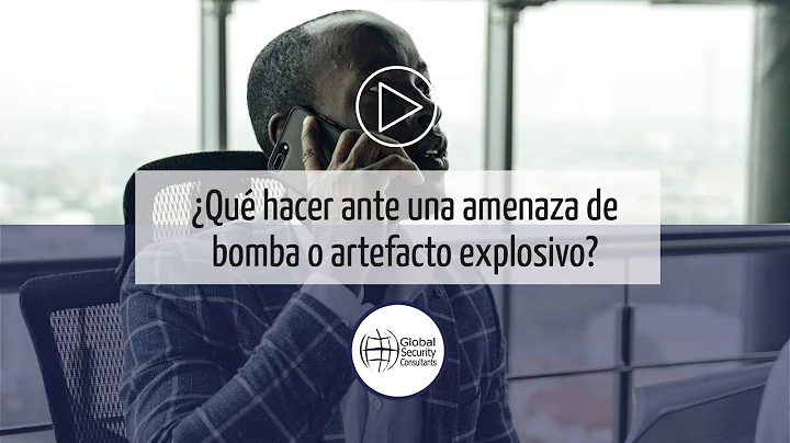 ¿QUÉ HACER ANTE UNA AMENAZA DE BOMBA O ARTEFACTO EXPLOSIVO?