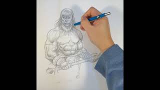 Frank Cho Drawing Demo (Bonus Video) - Conan the Barbarian