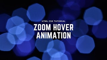 CSS Hover Image Zoom Animation | CSS Image Hover Overlay Effects