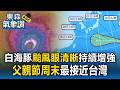 強颱白海豚颱風眼清晰持續增強！「父親節周末」最接近台灣【東森氣象讚】
