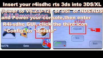 Detailed guide on how to update r4isdhc rts 3dsflashcart for N3DS V6.2.0-12