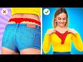 LAST MINUTE CLOTHING HACKS! || Beauty Hacks To Look Stunning with 123 Go! GENIUS