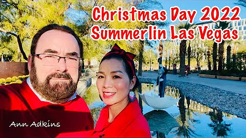 Christmas Day in Downtown Summerlin, Las Vegas 202...