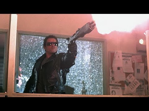 Police station assault | The Terminator [Original sound & color]