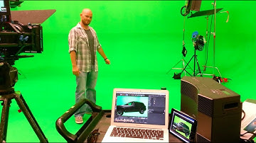 Brograph Experiment 003 - Virtual C4D Green Screen Set Blocking via GripTools