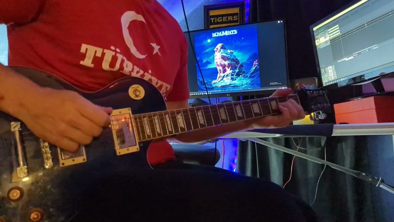 Cardinal Red - Monuments guitar cover
