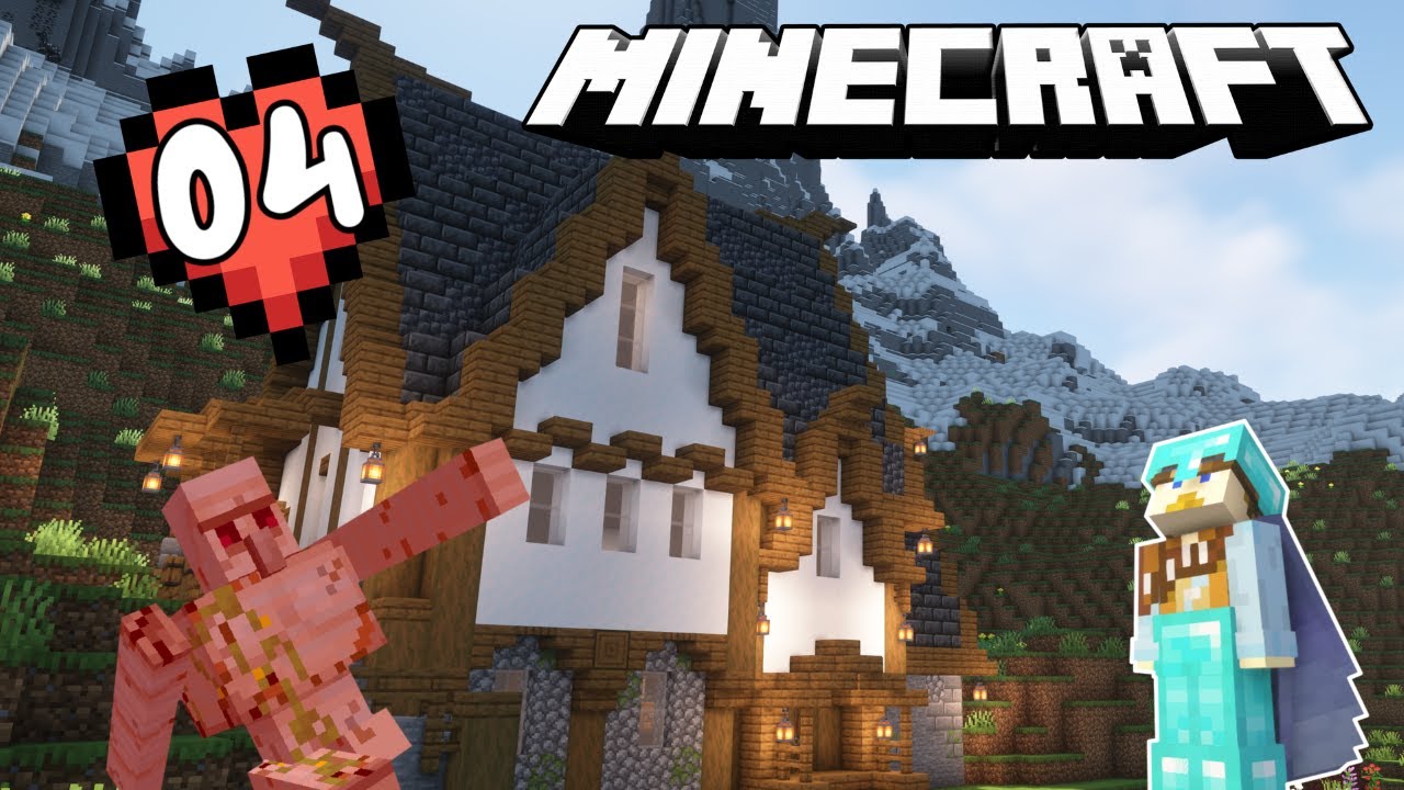 Watch Me BUILD My CUSTOM IRON FARM! - Minecraft Let's Play Ep. 04