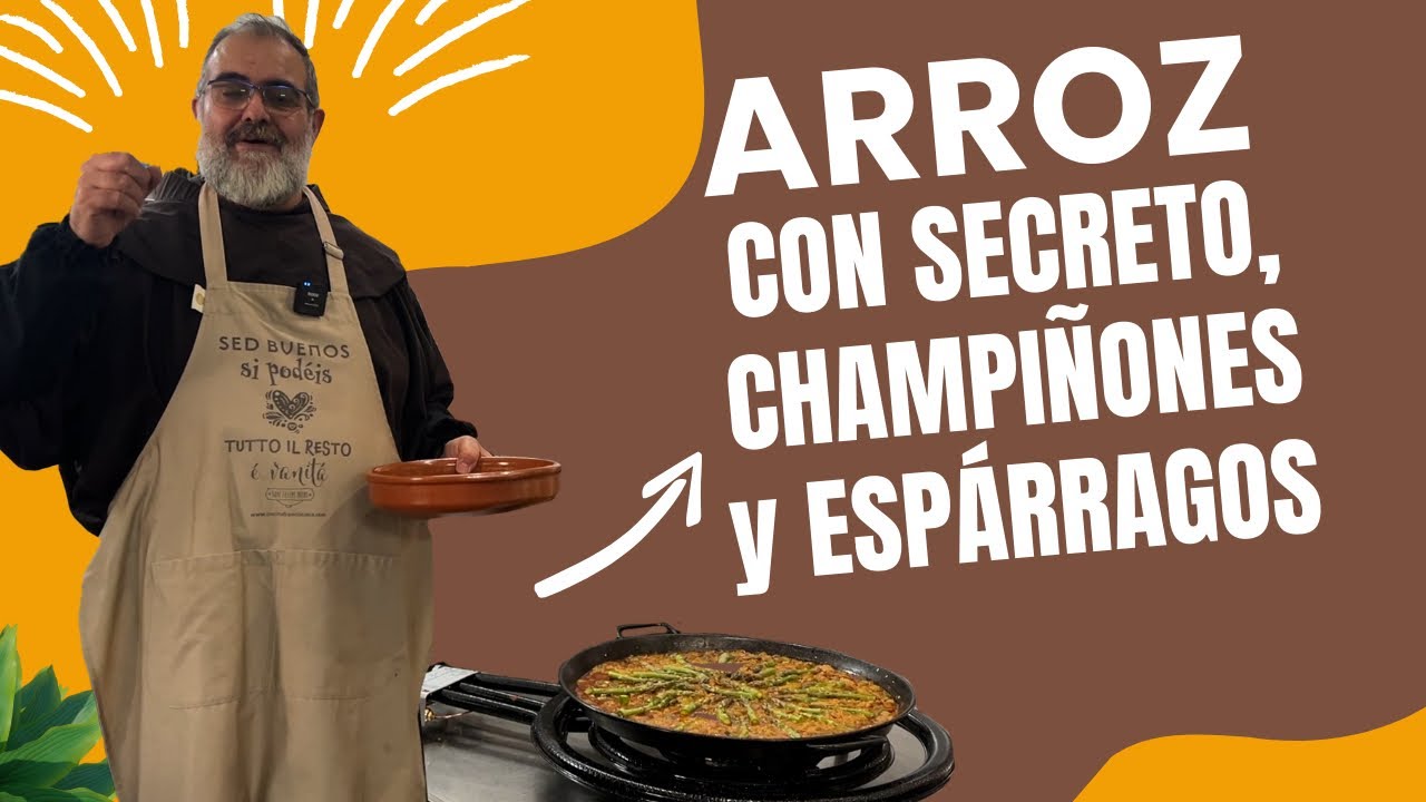 Arroz con secreto, Champiñones y Espárragos