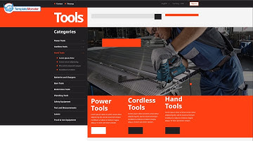 Tools & Supplies PrestaShop Theme, #53477