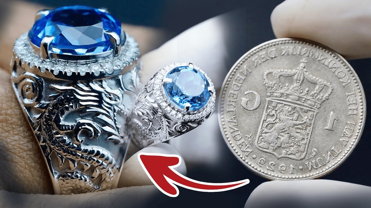 From Coin to Dragon Ring 🔥 | Unbelievable Metal Transformation!