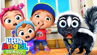 STINKY Skunk Song | Fun Animal Sing Along Songs by Little Angel Animals