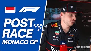 Max Verstappen UNFILTERED: "You CAN'T RACE Here!" | Monaco GP Post Race REACTION!