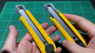 Olfa L-1 Exl Heavy Duty 18Mm Snap Off Blades ขนาดกลาง คณภาพด มระบบความปลอดภย