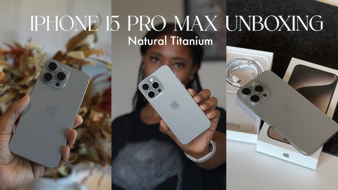 Unboxing Brand New iPhone 15 Pro Blue Titanium & iPhone 15 Pro Max in  Natural Titanium. which color do you prefer ? Video credit 🎥…